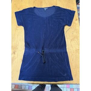 Vilebrequin Womens 12  Terry Cloth Dress Beach Cover Up Tie Waist Short Sleeve